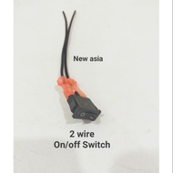 2 WIRE ON/OFF Switch 
UNIVERSAL
2 Wire
SIZE 20mm × 10mm× 6.5mm
BLACK COLOUR