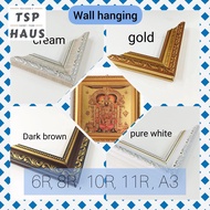 6R 8R 10R 11R A3 PS Gold Brown White Photo Frame Wall Hanging Bingkai Gambar gantung dinding wedding