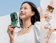(白色) 3合1 USB充電折疊掛頸風扇/流動電源(尿袋)/電話座 x 1個
