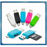 Card Reader 2 Slot OTG For Micro SD Card Plus OTG