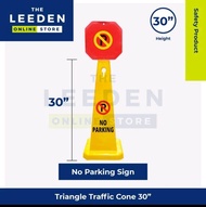 【Local shipment】No Parking Cone Safety Caution Warning 670mm Height Square Cone Square Sign Traffic