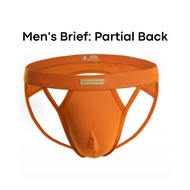 Men's Brief : Partial Back Underwear (Brave Person BP1158)