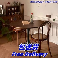 實木圓形餐桌 接待桌 圓桌 圓枱 茶几 茶桌 飯桌 飯枱 邊桌 洽談桌 包送貨