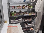 鍍鉻線網貨架不鏽鋼家用置物架多層金屬移動帶輪展示架倉庫物料架
