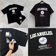 [Genuine Check Cover] New Era x MLB LA DODGERS STADIUM BLACK T-Shirt 13682123 - Genuine New Era shir