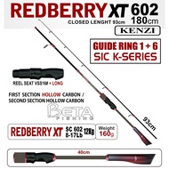 KENZI RED BERRY XT 8-17 LB ROD