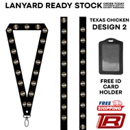 LANYARD TEXAS CHICKEN READY STOCK (TEXAS 2)