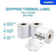 AIMO THERMAL STICKER PAPER 100x150 | AIMO Thermal Label 100x150 mm Shipping Receipt Sticker