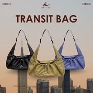 KIM&CO. ORIGINAL – TRANSIT  Bag(KCBT012) กระเป๋า 2-Way Convertible (Crossbody & Hobo) กันน้ำ  สายถอด