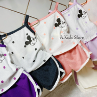 Girl Clothing Set Singlet Baby Girl Singlet Cute Cartoon Budak Perempuan Set Baju Budak Perempuan (7-18KG) Ready Stock