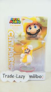 (全新) Switch Amiibo: Cat Mario (日版) - 瑪利歐 孖寶兄弟 3D世界 & 狂怒世界 合用