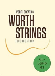 Worth Strings CL-LGHD63 Ukulele Strings Clear Light Low-GHD 63" Fluorocarbon