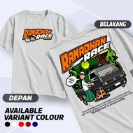 Ramadhan Race T-shirt vol8/ Distro T-shirt with Ramadhan Race word motif vol8 Men's T-shirt/ Wanita 