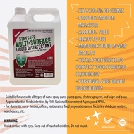 StaySafe Multi-Surface Disinfectant Liquid 5L