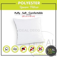 Ideal Deco Square Pillow Soft Cushion Bantal Segi Empat Hollow Fill Inner Cushion