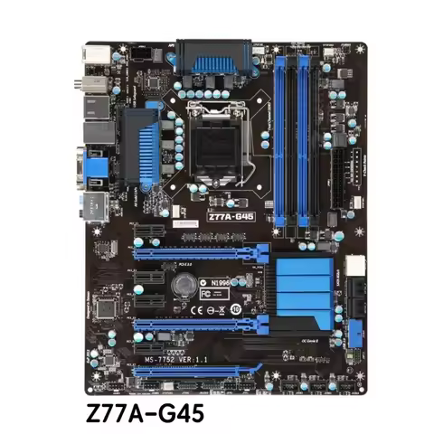 For MSI Z77A-G45 Desktop Motherboard MS-7752 Z77A G45 LGA 1155 DDR3 Mainboard 100% Tested OK Fully W