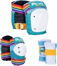 187 KILLER PADS Moxi Skate Knee Pads, Elbow Pads, and Wrist Guards, Six Piece Pad Set, Moxi Jade, XL