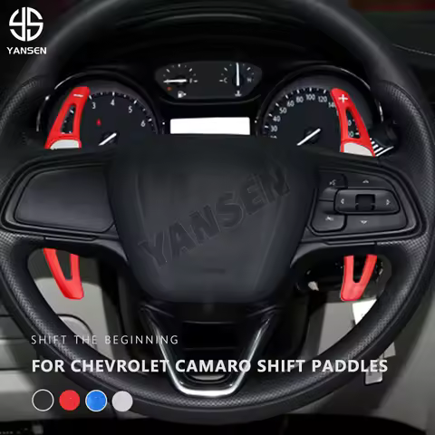 Car Steering Wheel DSG Shift Paddle Extension Shifter Sticker For Chevrolet Camaro 2012-2015 for Bui