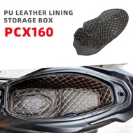 For HONDA PX150 PCX160 PU Leather Inner Lining of Storage Box Seat Storage SEAT COMPARTMENT COVER