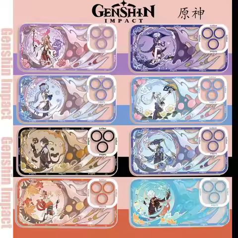 Case For Infinix Zero 30 4G Hot 30i 40 Note 30 Pro Smart 8 7 Tecno Spark 10 20 Pro cover Game Genshi