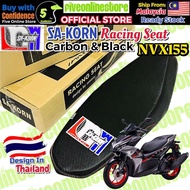 NVX Seat Sakorn Carbon & Black Thailand Yamaha NVX155 V1 V2 NVX 155 SA-KORN Kusyen Sa Korn