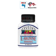 21st Century L Arginine 1000mg 30s