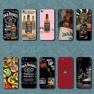 iPhone 7 8 SE 2020 Aesthetics of Wine Bottles Soft black phone case