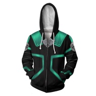 2024 My Hero Academia Midoriya Izuku Zip Up Hoodie Hooded Customizable ☇ ♕ ☁ No.166
