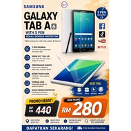 SAMSUNG GALAXY TAB A6 WITH S PEN / 3GB 32GB / ANDROID 8.1 / 10.1" HD DISPLAY