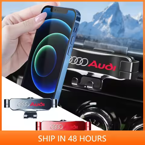 Car Air Vent Phone Mount Shockproof GPS Clip Stand for Audi A3 A4 B8 8P B9 8V B6 A5 B7 A1 A6 C6 Q3 Q