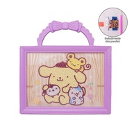 DIY Set Diamond Painting With Frame Karakter Sanrio Kuromi  Beads Girl Frame 18 X 13 CM Lucu