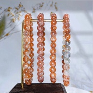 【橘金草莓超七】天然金太陽石 水晶手珠手串手鍊 /可挑款