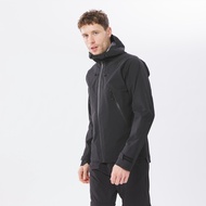 QUECHUA Men’s waterproof mountain hiking jacket, MH500 - Black