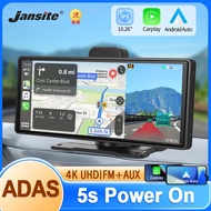 10.26" Wireless CarPlay & Android Auto Dash Cam ADAS 4K DVR Bluetooth Audio GPS Navigation Dashboard