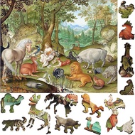 Wooden Puzzle Orpheus Charming Animals