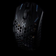 AQLKY FINALMOUSE UltralightX เมาส์ไร้สายสองโหมดเวลาแฝงต่ำผสมคาร์บอนหน้าจอการพับภาพความสว่างสูงเมาส์ส