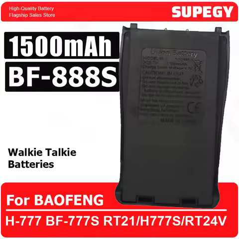 BF-888S Battery 3.7V 1500mAh battery for baofeng 888s BF-666S BF-777S BF-88E Compatible With 777s Wa
