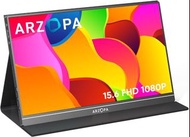 🌟全新行貨,一年保養,全港免運🚚ARZOPA 可攜式顯示器 15.6 英吋 1080P FHD 筆記型電腦顯示器 USB C HDMI 電腦顯示器 HDR 眼部護理 外接螢幕 附智慧保護套 適用於 M