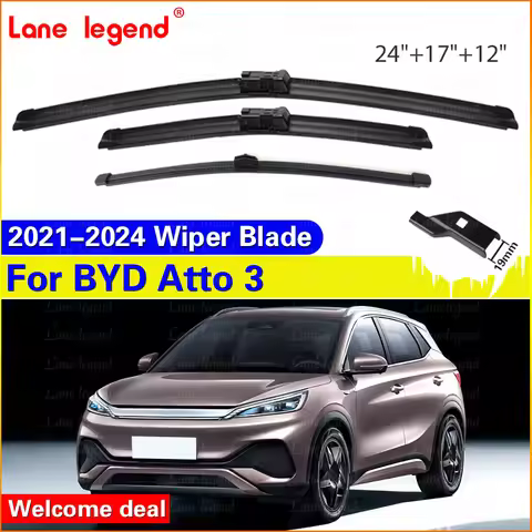 Front Rear Wiper Blades For BYD Atto 3 Atto3 Yuan Plus EV 2021 2022 2023 2024 Accessories Windshield