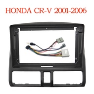 【Free shipping】 Double Din Car Fascia Frame 9 Inch For Honda Crv Cr-V 2002 Multimedia Video Player D