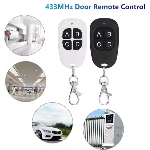 433MHz Remote Control Control Copy Code 4 Key Wireless Transmitter Duplicator Clone For Electric Gar