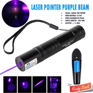 UltraLaser Laser Pointer Purple Beam 5mW 405nm Rechargeable Cas Penunjuk Meeting Presentasi