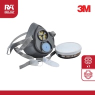 [1 SET ] 3M 3200 SINGLE FACEPIECE RESPIRATORS + 3M 3311K-55 ORGANIC VAPOR FILTER CARTRIDGE