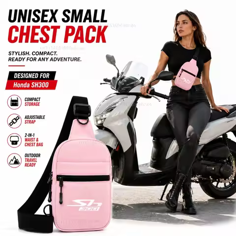 Motorcycle 2In1 Multi-functional Waist Bag Chest Bag Outdoor Travel Bag Phone Pouch For Honda SH300 