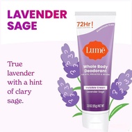 【Next-day delivery】Lume Body Deodorant Invisible Cream Clean Lavender 72Hr Say Goodbye to Bad Odor W