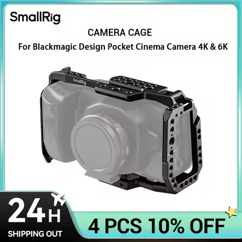 SmallRig for bmpcc 4k Cage DSLR Camera for Blackmagic Pocket 4k / 6K Camera for Blackmagic Pocket Ci