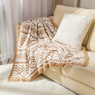 2025 New Nordic Throw Blanket Knitted Leisure Sofa Cover Office Nap Air Conditioner Blanket Bohemian