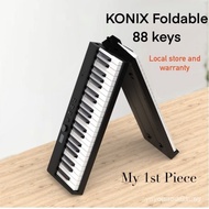 CRZK READY STOCK READY STOCK [In stock]Digital Piano foldable Authorised KONIX PJ88C L8FL