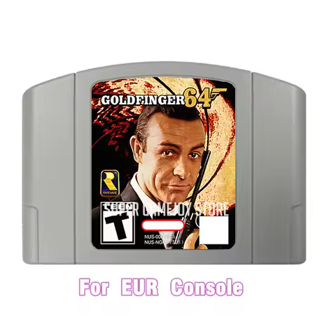 GoldFinger N64 Game Card For N64 European/ American/ Japanese console