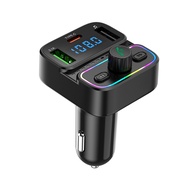 Bluetooth V5.4 Car Charger with FM Transmitter, Bluetooth MP3 Player, Lossless Audio Quality, 5V3A C